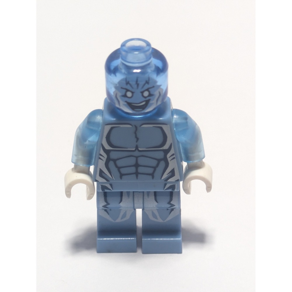 LEGO Marvel Electro Minifigure sh0105 Blue Figure 76014 No Accessories